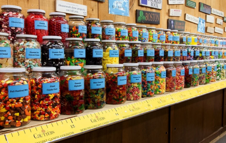 World’s Longest Candy Counter