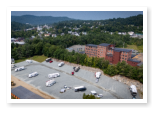 Aerial view of Little Town Campground