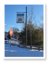 Sign at our entrance