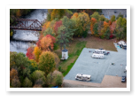 Aerial view of Little Town Campground